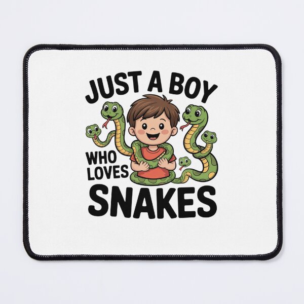 Item preview, Just a boy who loves snakes designed and sold by Mateusz Majcherek.