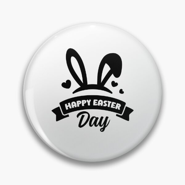 Item preview, Happy Easter Day Bunny Ears Banner Sticker designed and sold by BubiStudio.