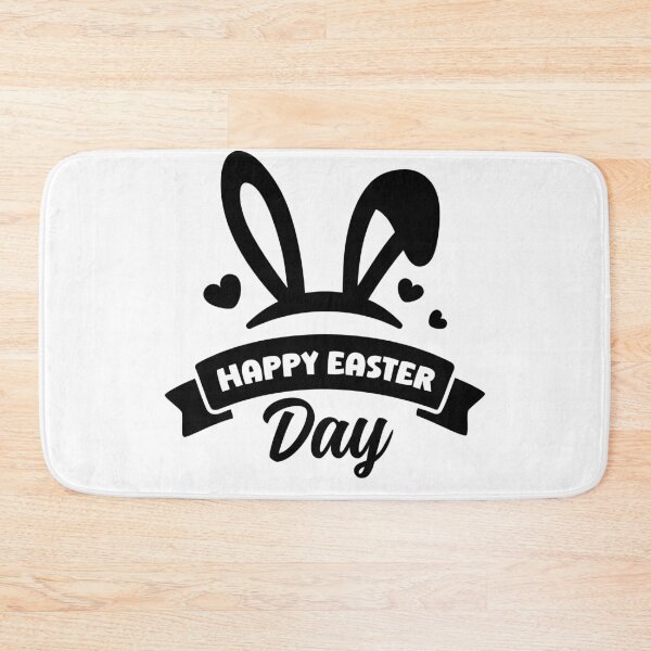 Item preview, Happy Easter Day Bunny Ears Banner Sticker designed and sold by BubiStudio.