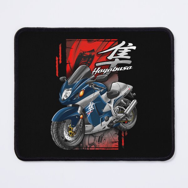 Item preview, Suzuki GSX1300R Hayabusa 2004 (Pearl Suzuki Deep Blue & Sonic Silver Metallic) for Motorcycle Riders designed and sold by MotoApparelHub.