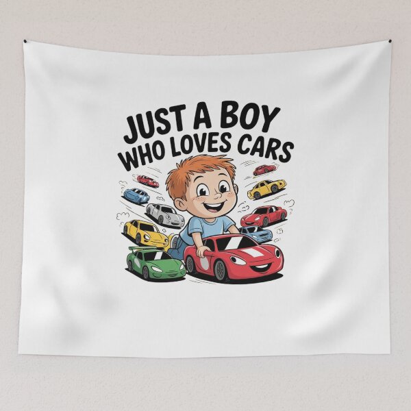 Item preview, Just a boy who loves cars designed and sold by Mateusz Majcherek.