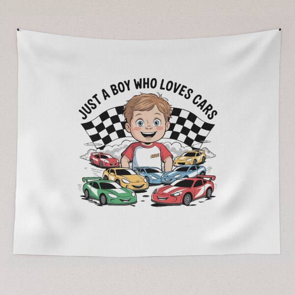Item preview, Just a boy who loves cars designed and sold by Mateusz Majcherek.