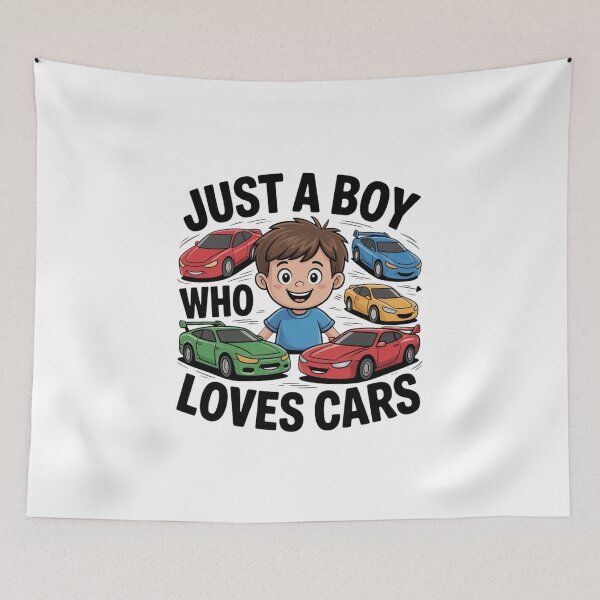 Item preview, Just a boy who loves cars designed and sold by Mateusz Majcherek.