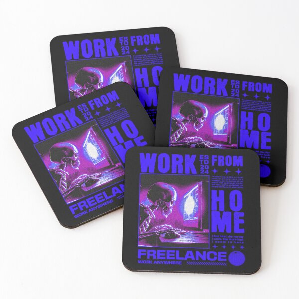 Item preview, Work From Home – Urban Productivity Vibes designed and sold by Not Hugo.