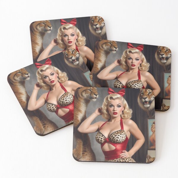 Item preview, Vintage Exotic Blonde Pin Up designed and sold by MissSaylor.