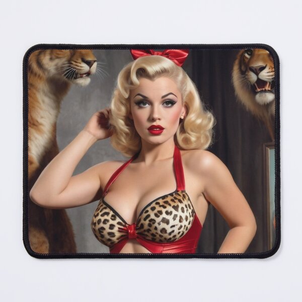 Item preview, Vintage Exotic Blonde Pin Up designed and sold by MissSaylor.