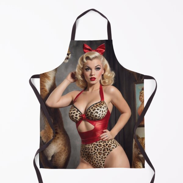 Aperçu de l'œuvre Pin-up blonde exotique vintage créée et vendue par MissSaylor.