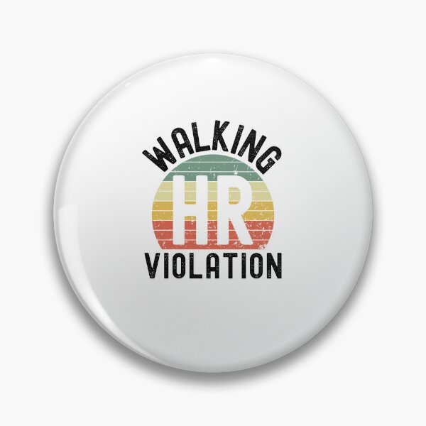 Item preview, Walking HR violation funny HR retro sunset coworker humor designed and sold by snowry.
