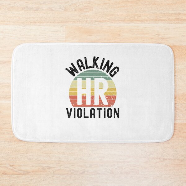 Item preview, Walking HR violation funny HR retro sunset coworker humor designed and sold by snowry.