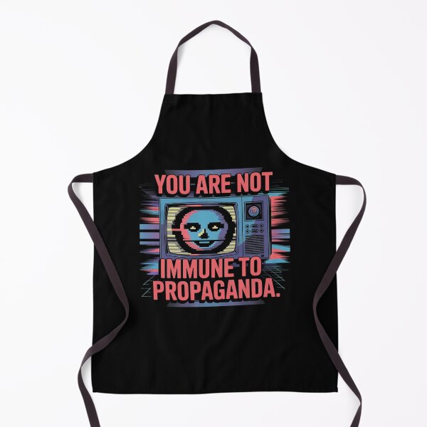 Item preview, You are not immune to propaganda Glitch TV designed and sold by Mateusz Majcherek.