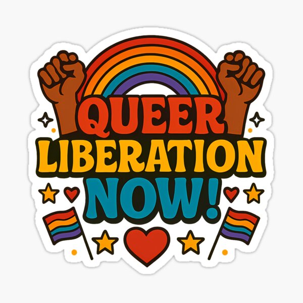 Item preview, Queer Liberation Now designed and sold by Haus Of Sin.