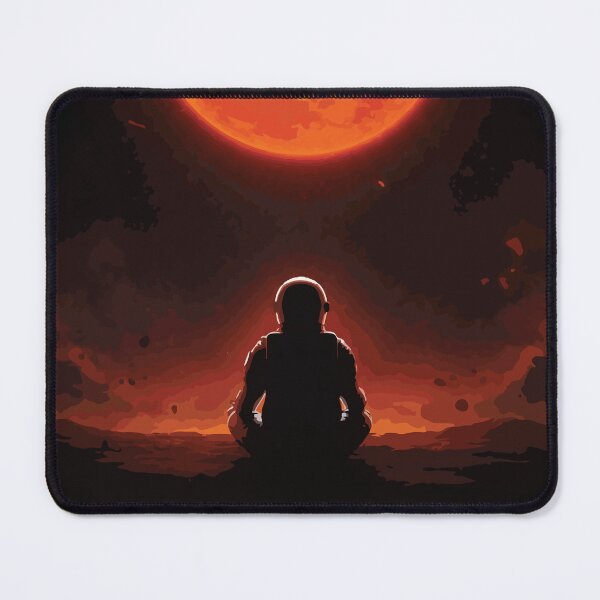 Item preview, Cosmic Contemplation: Astronaut and the Alien Sun designed and sold by -DEEWOLF-.