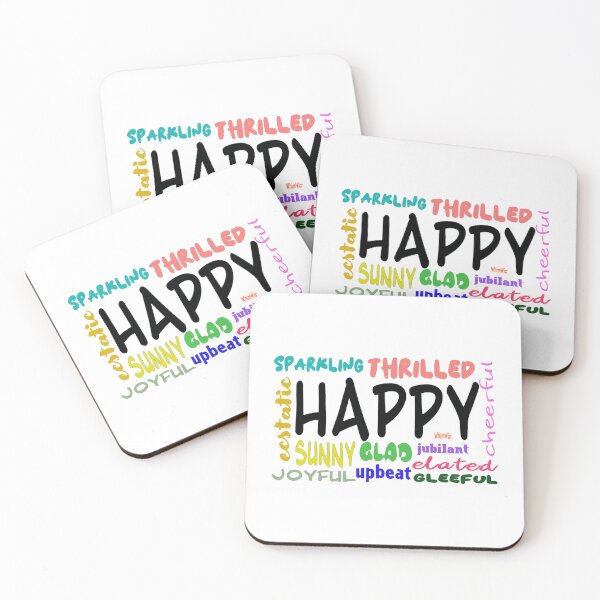 Item preview, Happy - Inspiring Words designed and sold by WhimWiz.