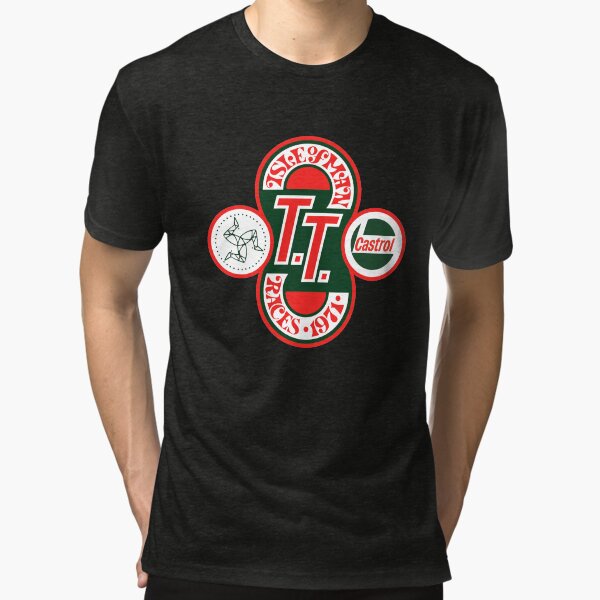 Isle Of Man TT Courses 1971 T-shirt chiné