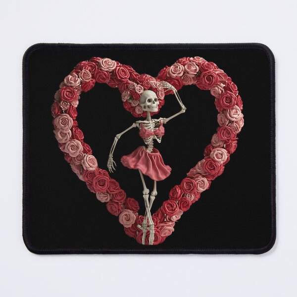 Item preview, A skeleton crowned with flowers dances despite everything designed and sold by ATOTI.