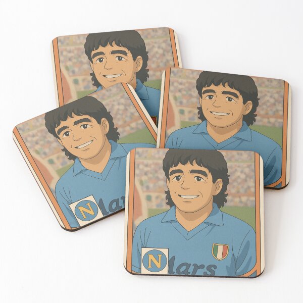 Item preview, Maradona Illustration Soccer Sticker2 designed and sold by iCloudArtShop.