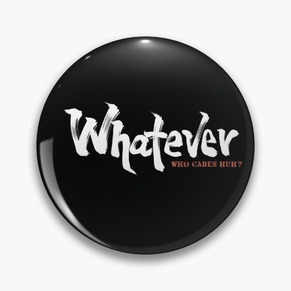 Item preview, Whatever Japanese style calligraphy art black ver designed and sold by Necokite.