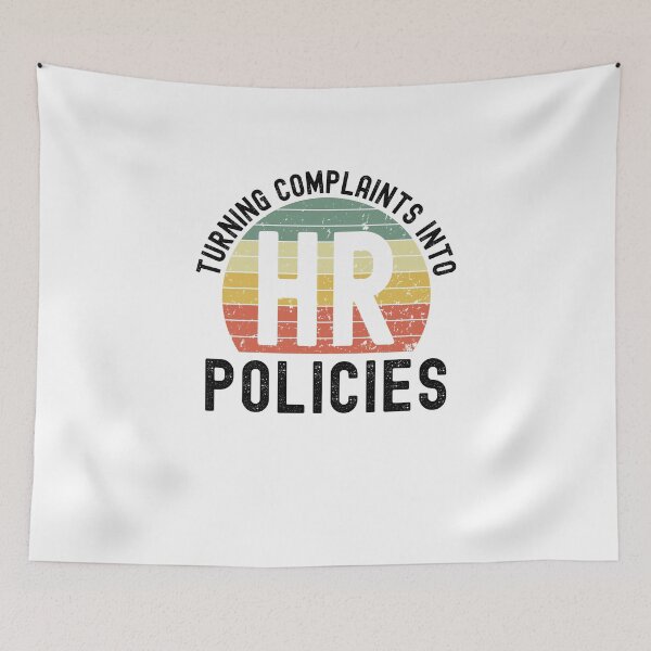 Item preview, HR turning complaints into policies funny HR retro sunset designed and sold by snowry.