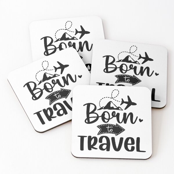 Item preview, Born to Travel – Adventure & Wanderlust Quote Design designed and sold by BeforeYuGo.