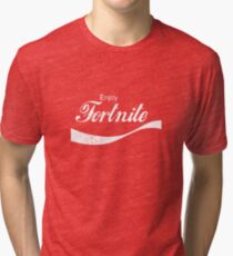 Enjoy Fortnite (distressed) Tri-blend T-Shirt