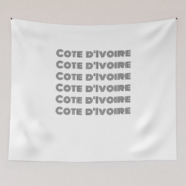 Item preview, Cote d'Ivoire retro repeating Ivory Coast Independence day designed and sold by snowry.