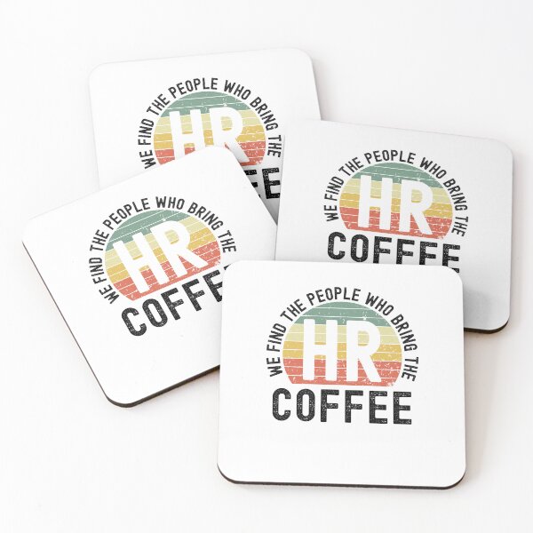 Item preview, Retro HR we find the people who bring the coffee joke sunset designed and sold by snowry.