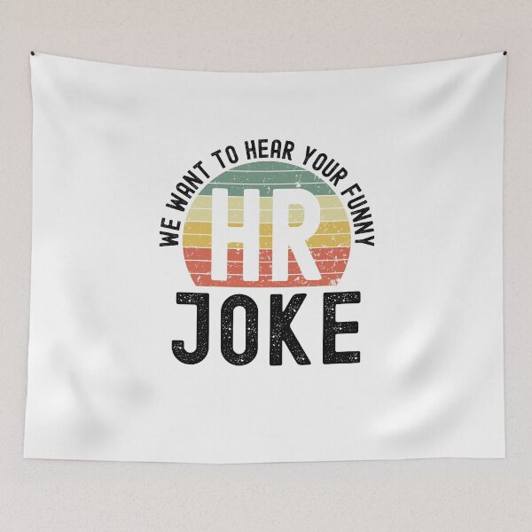 Item preview, Retro HR we want to hear your funny joke funny HR sunset designed and sold by snowry.