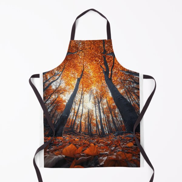 Item preview, Majestic autumn forest with vibrant orange leaves. designed and sold by Artessie.