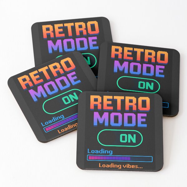 Item preview, Retro Mode On – Pixel Glitch Loading Screen Design | 80s 90s Gaming Vibes Shirt & Sticker designed and sold by Laugh & Rewind .