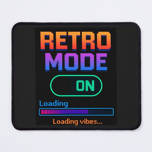 Item preview, Retro Mode On – Pixel Glitch Loading Screen Design | 80s 90s Gaming Vibes Shirt & Sticker designed and sold by Laugh & Rewind .