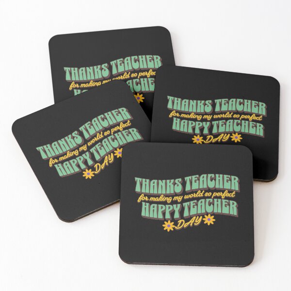 Item preview, Thanks Teacher for Making My World Perfect  Happy Teacher's Day designed and sold by ArtDesignTp.
