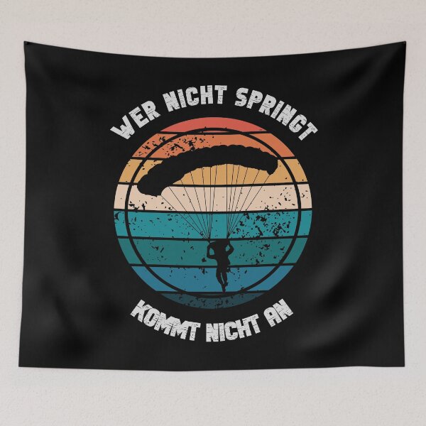 Item preview, Retro Parshaling Saying Design Parachute designed and sold by Svenniibee.