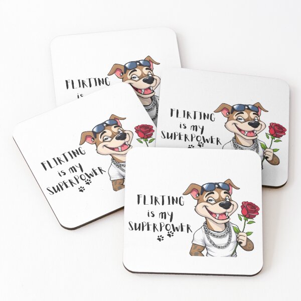 Item preview, Flirting Is My Superpower designed and sold by Paws For Effect.