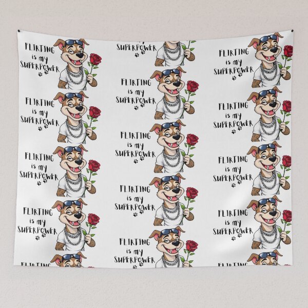 Item preview, Flirting Is My Superpower designed and sold by Paws For Effect.
