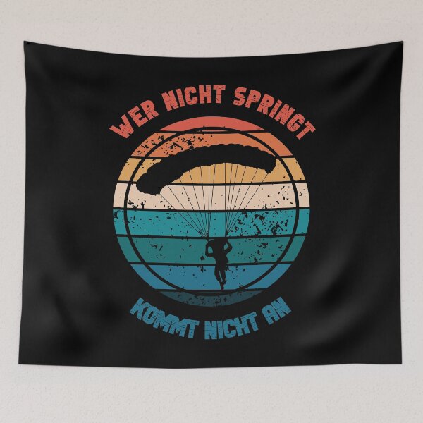 Item preview, Retro Parshaling Saying Design Parachute designed and sold by Svenniibee.