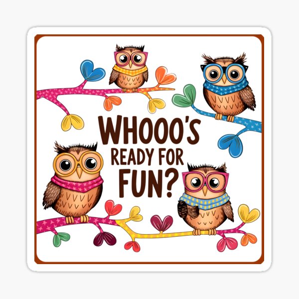 Item preview, Owl Pals Whoo’s Up for Fun T-Shirt designed and sold by Jirakit789.