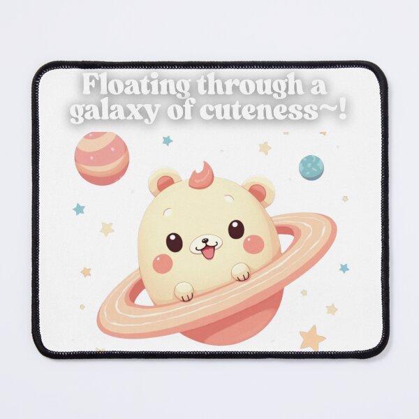 Item preview, Cute Space Bear in a Saturn Ring – Kawaii Galaxy Illustration designed and sold by Sukree.m.