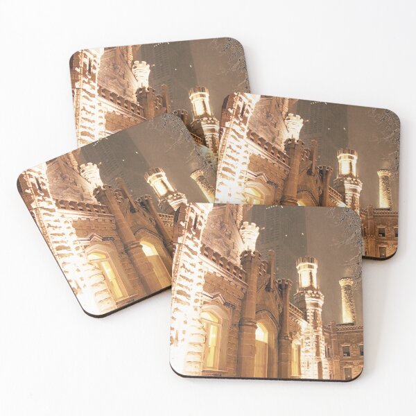 Item preview, Chicago Winter Glow – Heavy Snowfall in Downtown with Historical Water Tower designed and sold by Maryna Gumenyuk.