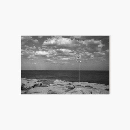 Do not go Near the Edge Art Board Print