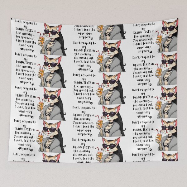 Item preview, Don't Respond To My Drunk Texts designed and sold by Paws For Effect.
