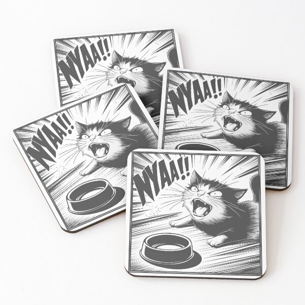 Item preview, Manga Cat Nyaa Meow in Japanese designed and sold by wowwowmeow.