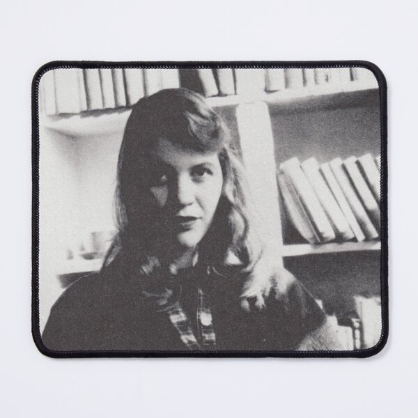 Item preview, Sylvia Plath portrait designed and sold by Oqueartecura.