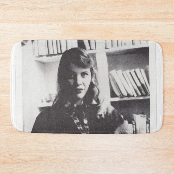 Item preview, Sylvia Plath portrait designed and sold by Oqueartecura.