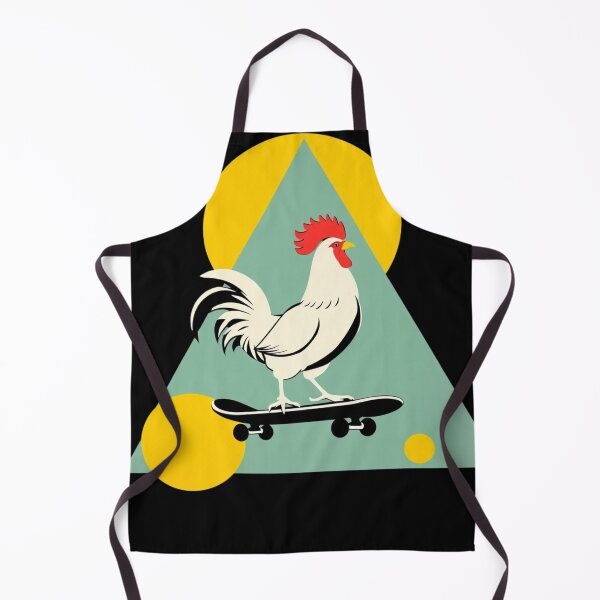 Aperçu de l'œuvre Poulet jockey drôle patinant créée et vendue par Waseemkhan86.