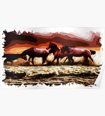 Animal Polygon Art Poster