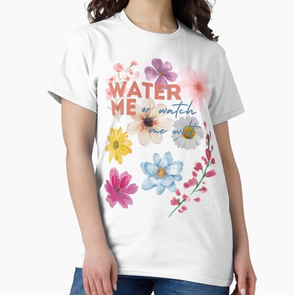 Item preview, Water Me or Watch Me Wilt – Floral Empowerment Quote designed and sold by kubasubrania.