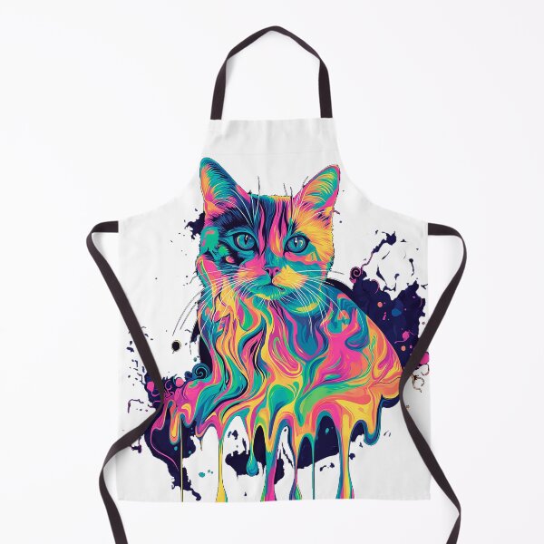 Item preview, Abstract liquid Cat designed and sold by NocturNeon-Art.