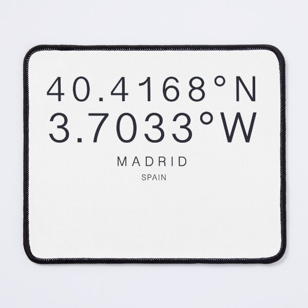 Item preview, Madrid coordinates designed and sold by dudaoliveira.art.
