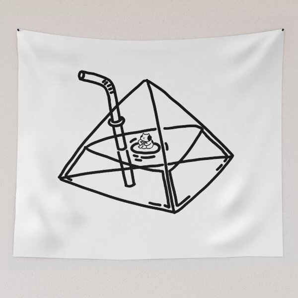Item preview, a Cat in the triangular pyramid designed and sold by superbaechoo.