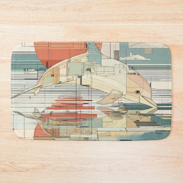 Item preview, Vaporwave Summer – Glitch Dolphin designed and sold by Bearabilia.